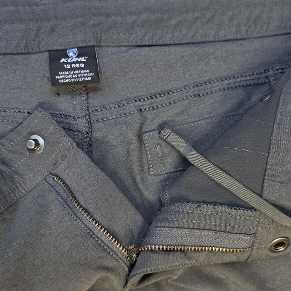Khul grey athletic lightweight pants. Size 12 - Picture 10 of 11